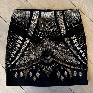 NWT Express Sequin Skirt